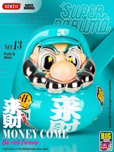 【SENZII千紙 + 超級達摩SuperDaruma】超級達摩《來財》3