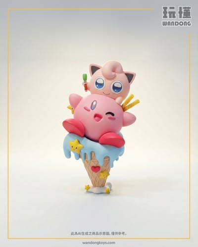 【AM漫話屋】胖丁&卡比 雙球冰淇淋1