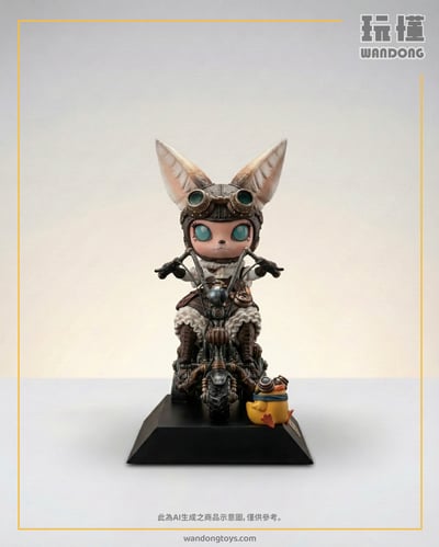 【末那末匠 + 泡泡瑪特】《蒸氣龐克機車MOLLY》1