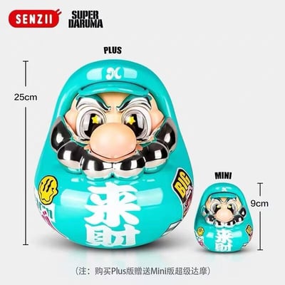 【SENZII千紙 + 超級達摩SuperDaruma】超級達摩《來財》8