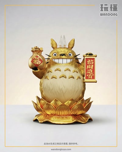 【JoyToon】招財黃金龍貓1