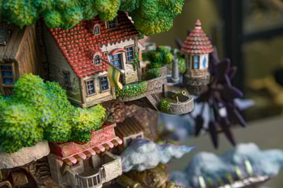 【OPM】霍爾的移動城堡 飛行版 宮崎駿周年款3