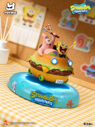 【TOYMIE】蟹堡飛車 磁懸浮夜燈7