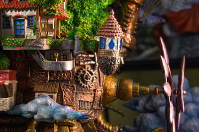 【OPM】霍爾的移動城堡 飛行版 宮崎駿周年款4