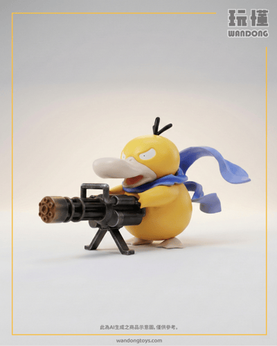 【WAWA】加特林可達鴨1