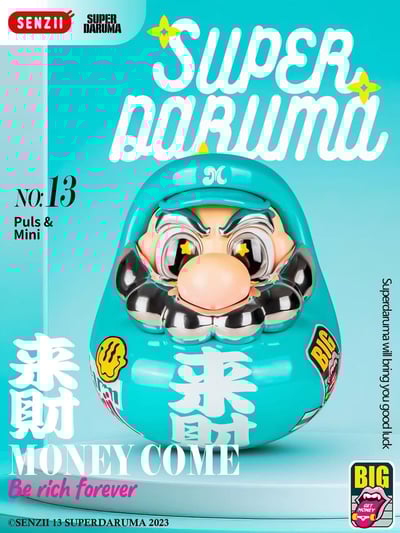 【SENZII千紙 + 超級達摩SuperDaruma】超級達摩《來財》6