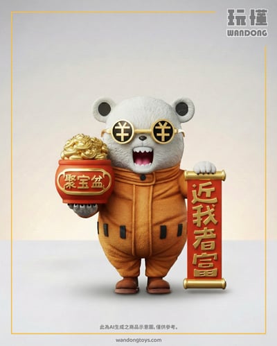 【可藝模玩】超大招財培波1