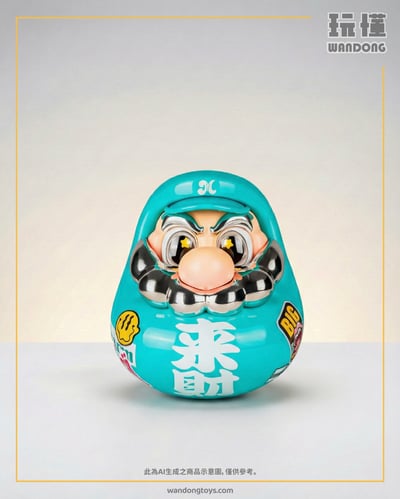 【SENZII千紙 + 超級達摩SuperDaruma】超級達摩《來財》1