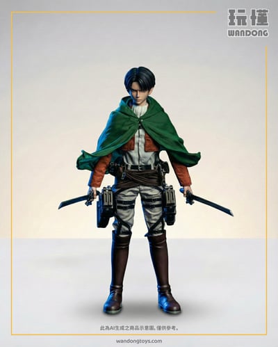 【奕博玩模 + 逆刃】1/6 兵長 里維·阿卡曼 可動人偶 B款1