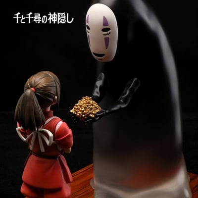 【神隱】手握系列 千尋 無臉男相伴版4