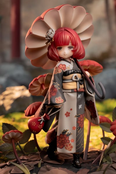 【逆轉】紫紅小皮傘 菇娘系列 No.6 紅蓋小皮傘3