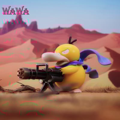 【WAWA】加特林可達鴨4