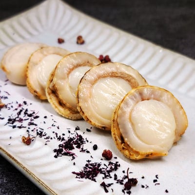 日本青森熟扇貝1