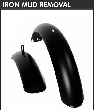 長版鐵製泥除一組1