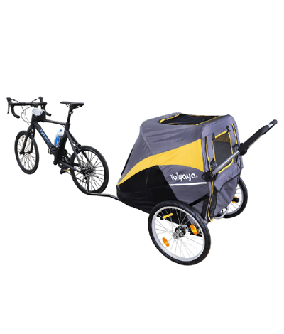 ibiyaya 黃金巴士充氣胎寵物推車2.0進化版2