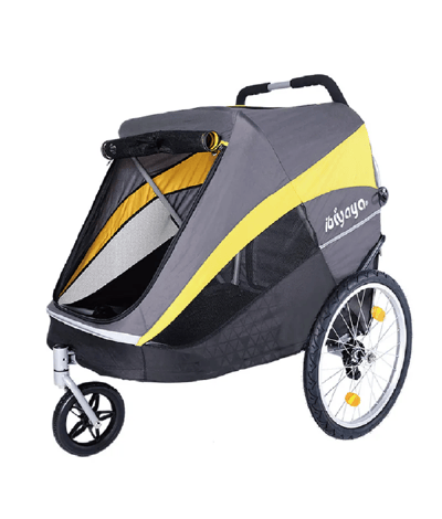 ibiyaya 黃金巴士充氣胎寵物推車2.0進化版3