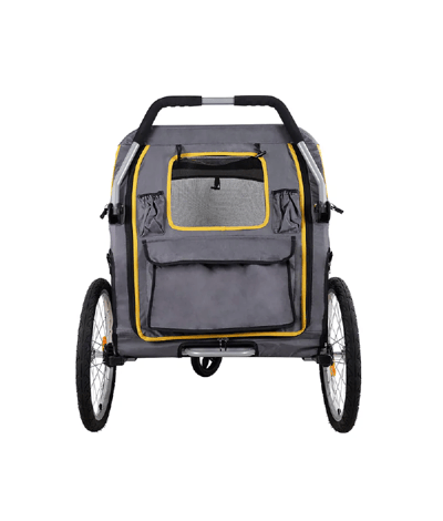 ibiyaya 黃金巴士充氣胎寵物推車2.0進化版4