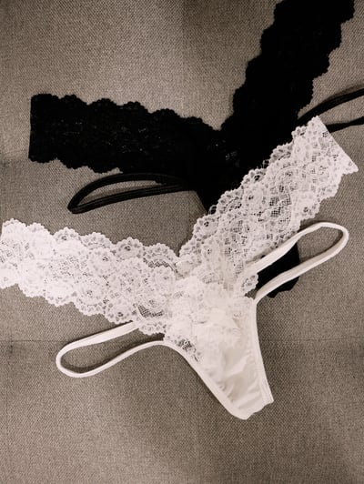 Sh... 蕾絲深V純慾內褲4
