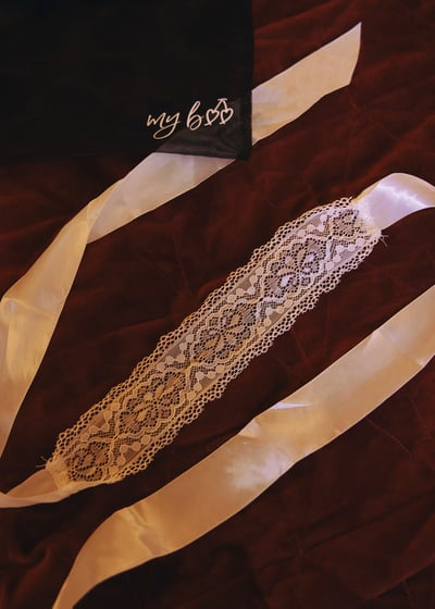 Grey 睫毛蕾絲兩用情趣眼罩8