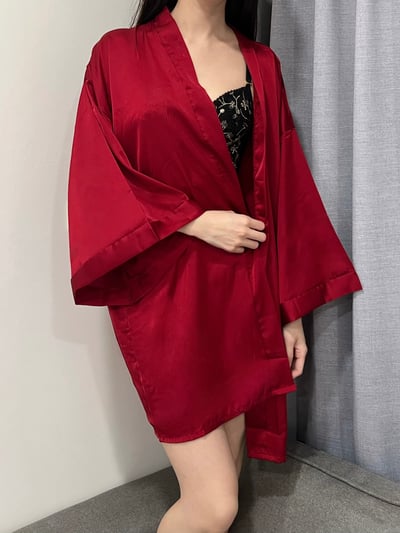 After Midnight 午夜過後緞面睡袍5