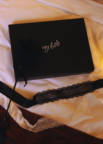 Grey 睫毛蕾絲兩用情趣眼罩6