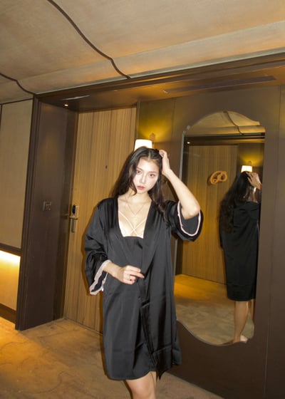 Feel me 若隱若現蕾絲性感睡裙6