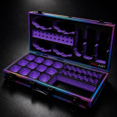 B/C/D款雙色客製化戰鬥陀螺 無收納箱僅泡棉｜從凌亂到有序，一箱到位5