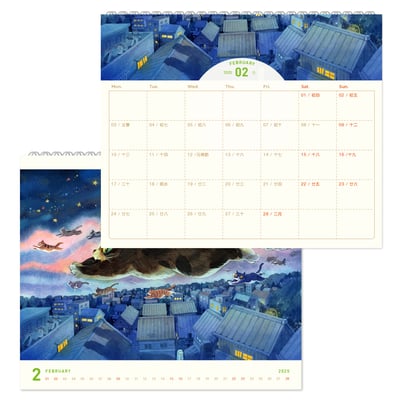 【限量】2025桌曆 - 朵朵散步去｜時光篇章3