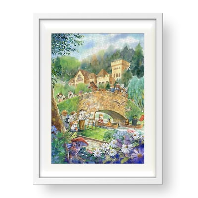 拼圖(1000片) - 漫步藝術小鎮2