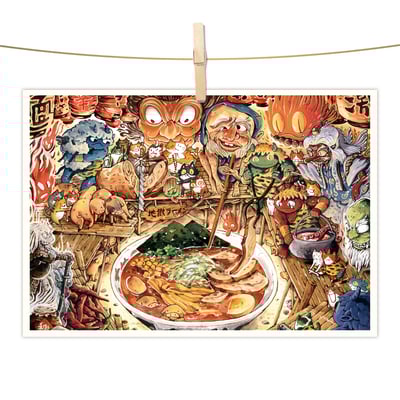 明信片 - 地獄拉麵1
