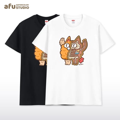 插畫Tee - 解剖刺刺貓1