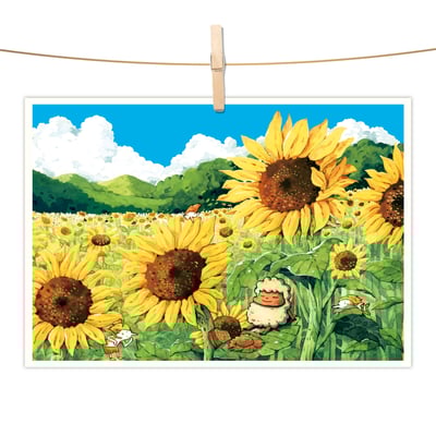 明信片 - 向日暖森森1