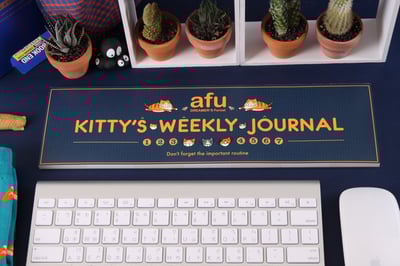 貓咪生活週記本 - 雅痞藍4