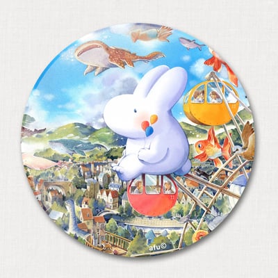 陶瓷吸水杯墊 - 心之樂園1