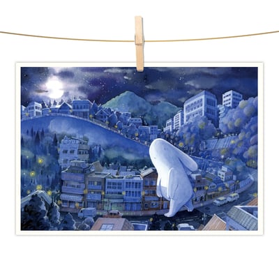 明信片 - 夢遊兔1