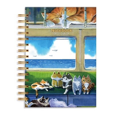 空白專用繪畫本 - 藍海的列車1