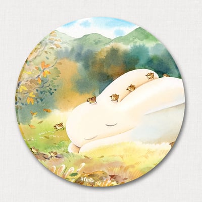 陶瓷吸水杯墊 - 溫暖的陽光1