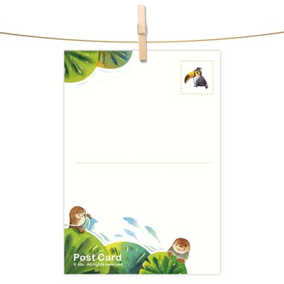 明信片 - 湖邊秘境2