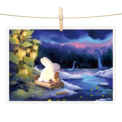 明信片 - 尼斯湖的夢1