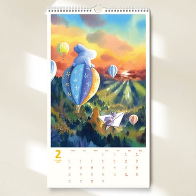 【限量】2024掛曆 - 心的旅程｜幸福篇章＊3