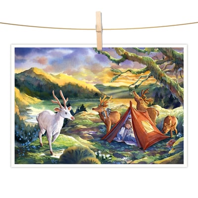 明信片 - 神鹿探訪1