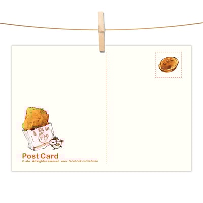 明信片 - 台灣夜市吃透透2