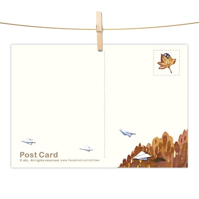 明信片 - 思念的摺紙2