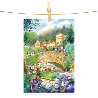 明信片 - 漫步藝術小鎮1