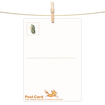 明信片-B08 小狐狸2