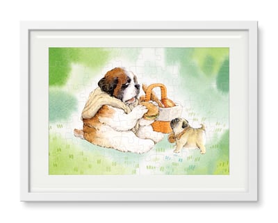 【售完絕版】拼圖(70片) - 美味野餐2