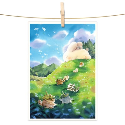 明信片 - 朵朵花丘1