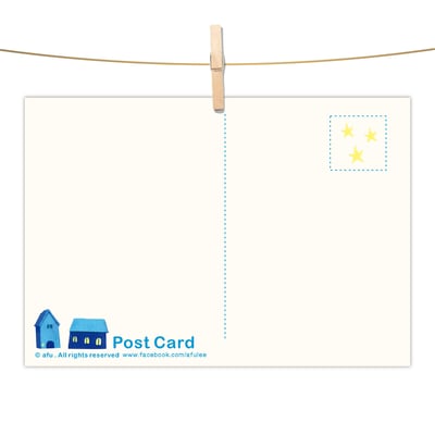 明信片 - 單純的星夜2