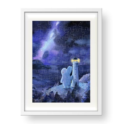 拼圖(70片) - 大白兔-守護之星2