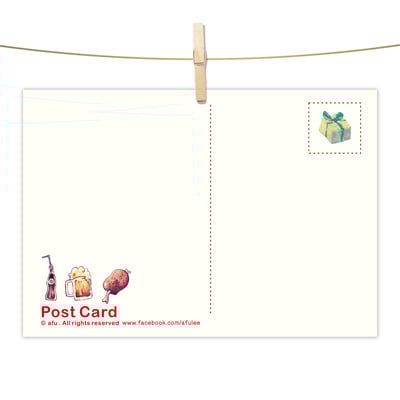 明信片 - 乾杯聖誕2